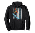Proud Autism Dad Autism Awareness Hoodie - Minimalist Print for Adults - T-Shirt, Sweatshirt, Hoodie