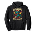 World Bookworms Be Book Dragon Reading Hoodie - Novelty Apparel Men Women - T-Shirt, Sweatshirt, Hoodie