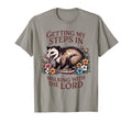 Getting My Steps Walking Lord Opossum T-Shirt - Custom Art Print for Adults - T-Shirt, Sweatshirt, Hoodie