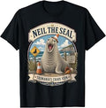 Neil the Seal Graphic T-Shirt Unisex T-shirt, Sweatshirt, Hoodie, Long Sleeve Tee - T-Shirt, Sweatshirt, Hoodie