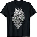 Celtic Knot Wolf Head Intricate Design T-Shirt Unisex T-shirt, Sweatshirt, Hoodie, Long Sleeve Tee - T-Shirt, Sweatshirt, Hoodie