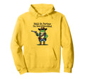 Hold Partner Im Overstimulated Funny Hoodie - Casual Everyday Wear Unisex - T-Shirt, Sweatshirt, Hoodie