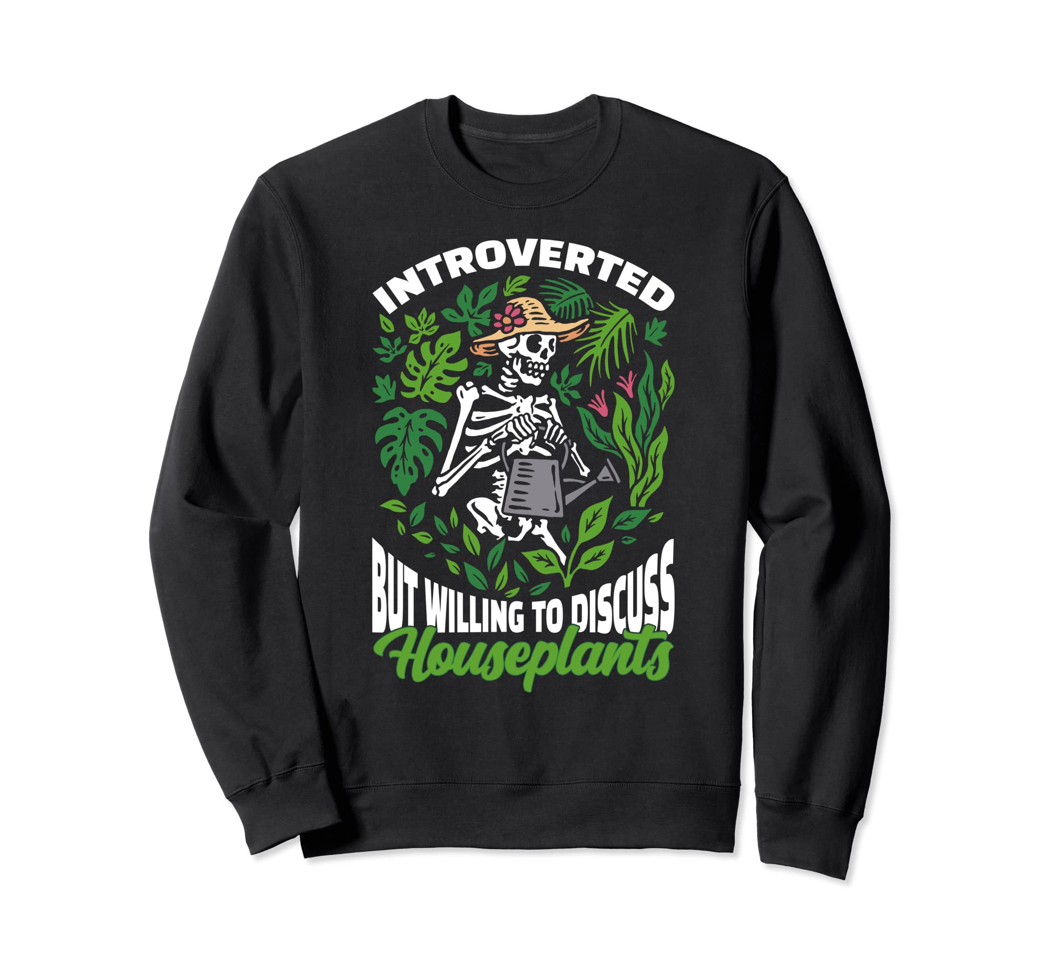 Introverted But Willing To Discuss Sweatshirt - Graphic Print Men Women - T-Shirt, Sweatshirt, Hoodie