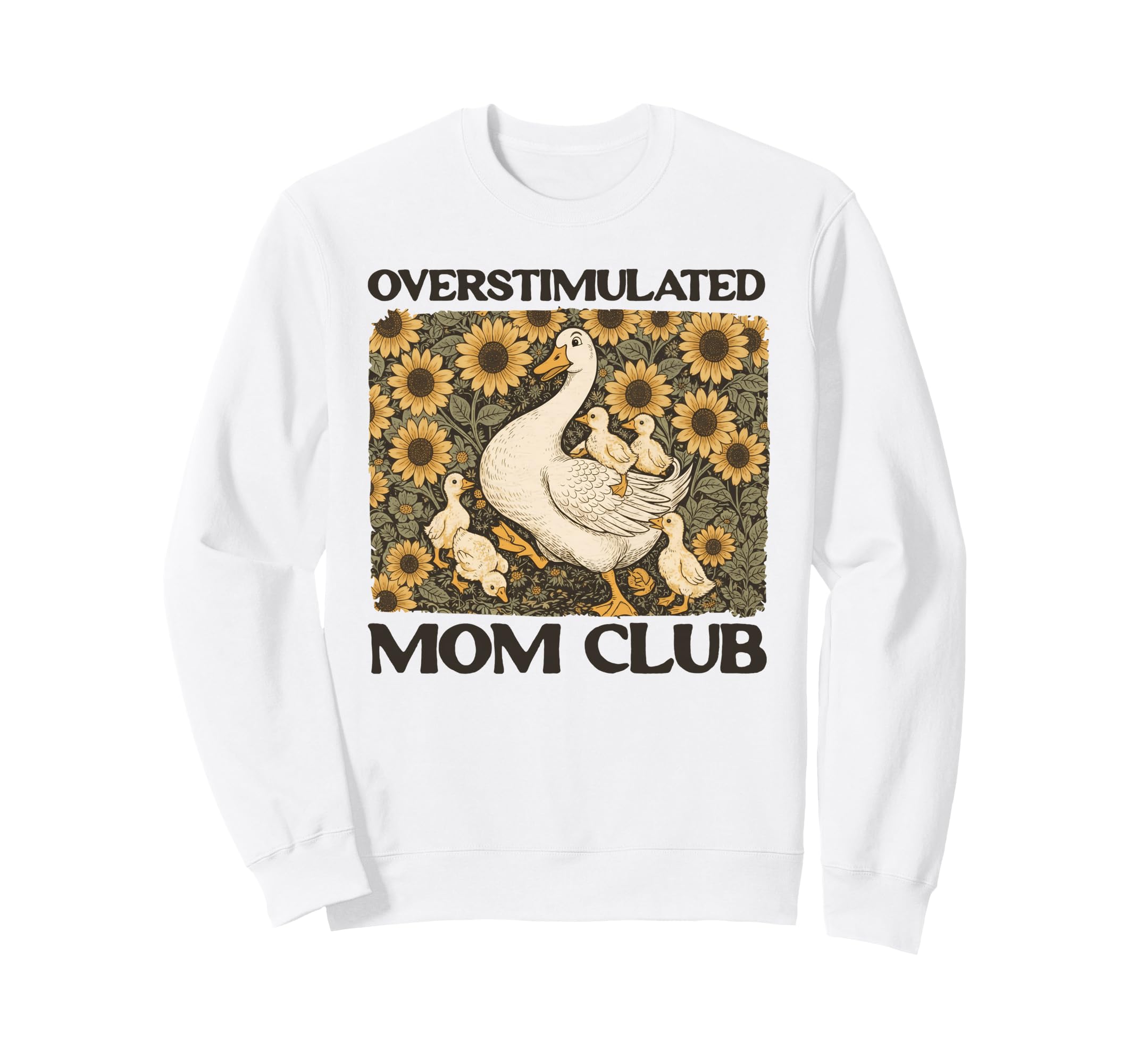 Mom Life Silly Goose Sweatshirt - Casual Everyday Wear for Adults - T-Shirt, Sweatshirt, Hoodie