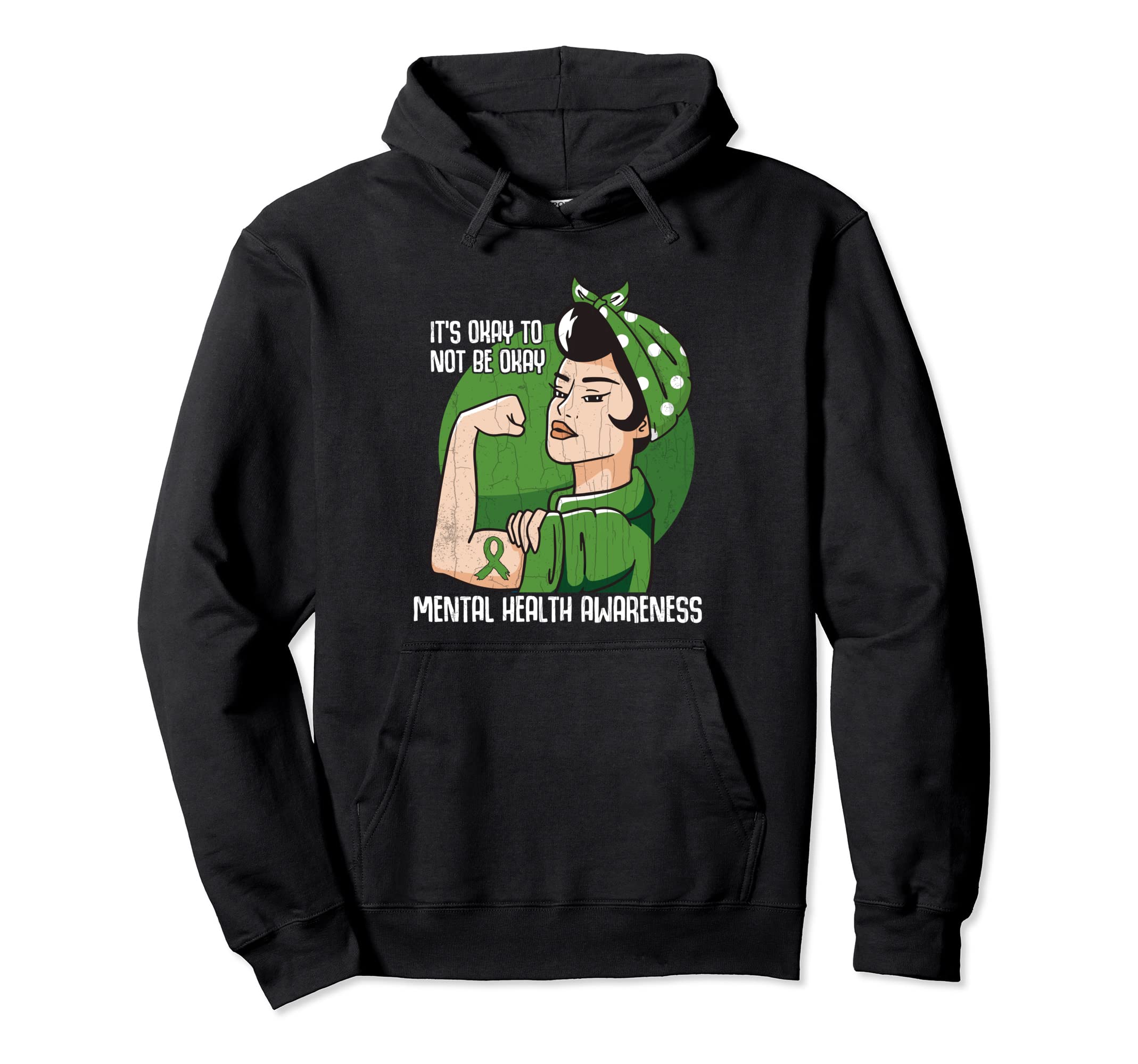 Its Okay To Not To Be Okay Mental Hoodie - Novelty Apparel Men Women - T-Shirt, Sweatshirt, Hoodie