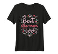 Womens Best Step Mom Ever Floral Mom T-Shirt - Trendy Graphic for Adults - T-Shirt, Sweatshirt, Hoodie