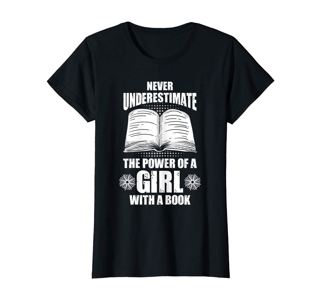 Never Underestimate Power Book T-Shirt - Novelty Apparel for Adults - T-Shirt, Sweatshirt, Hoodie