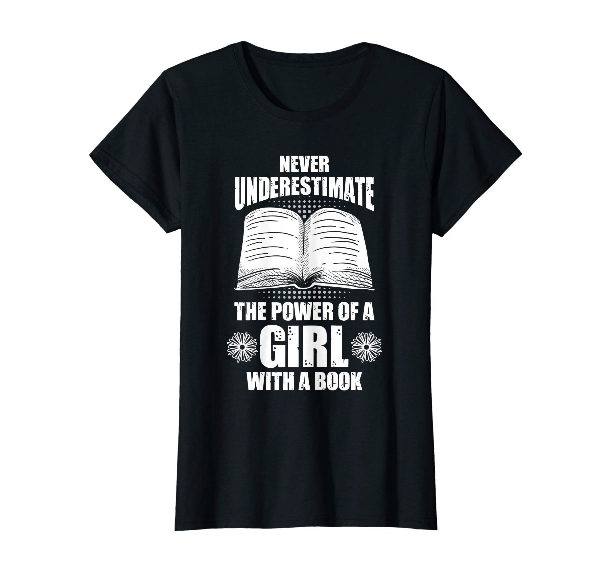 Never Underestimate Power Book T-Shirt - Novelty Apparel for Adults - T-Shirt, Sweatshirt, Hoodie