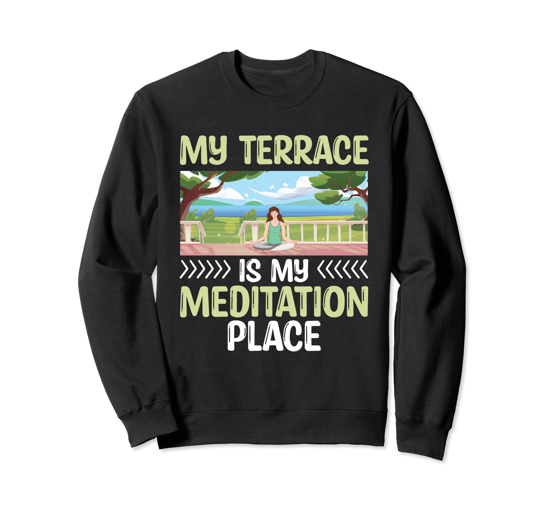 Meditation Mindful Zen Yoga Chakra Sweatshirt - Graphic Print for Adults - T-Shirt, Sweatshirt, Hoodie