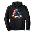 Book Illustration Reading Pleasure Library Hoodie - Trendy Graphic Unisex - T-Shirt, Sweatshirt, Hoodie