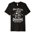 Book Dragon Fantasy Reader Fairytale T-Shirt - Minimalist Print for Adults - T-Shirt, Sweatshirt, Hoodie