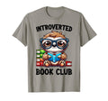 Introverted Book Club Reading Lover T-Shirt - Novelty Apparel Men Women - T-Shirt, Sweatshirt, Hoodie