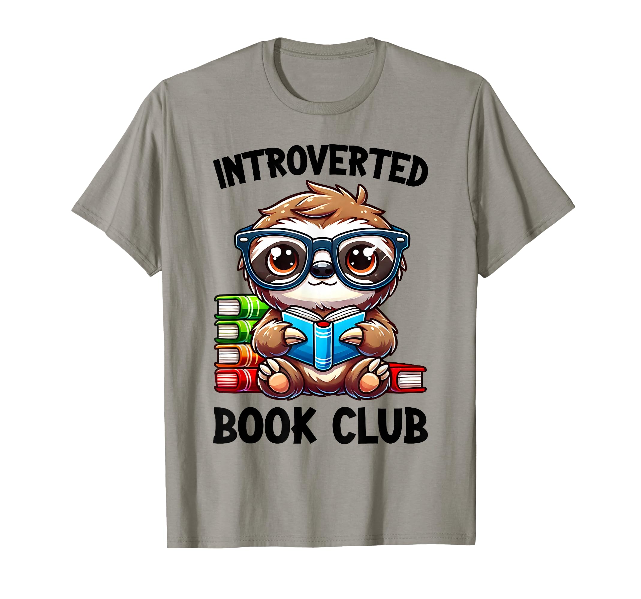 Introverted Book Club Reading Lover T-Shirt - Novelty Apparel Men Women - T-Shirt, Sweatshirt, Hoodie