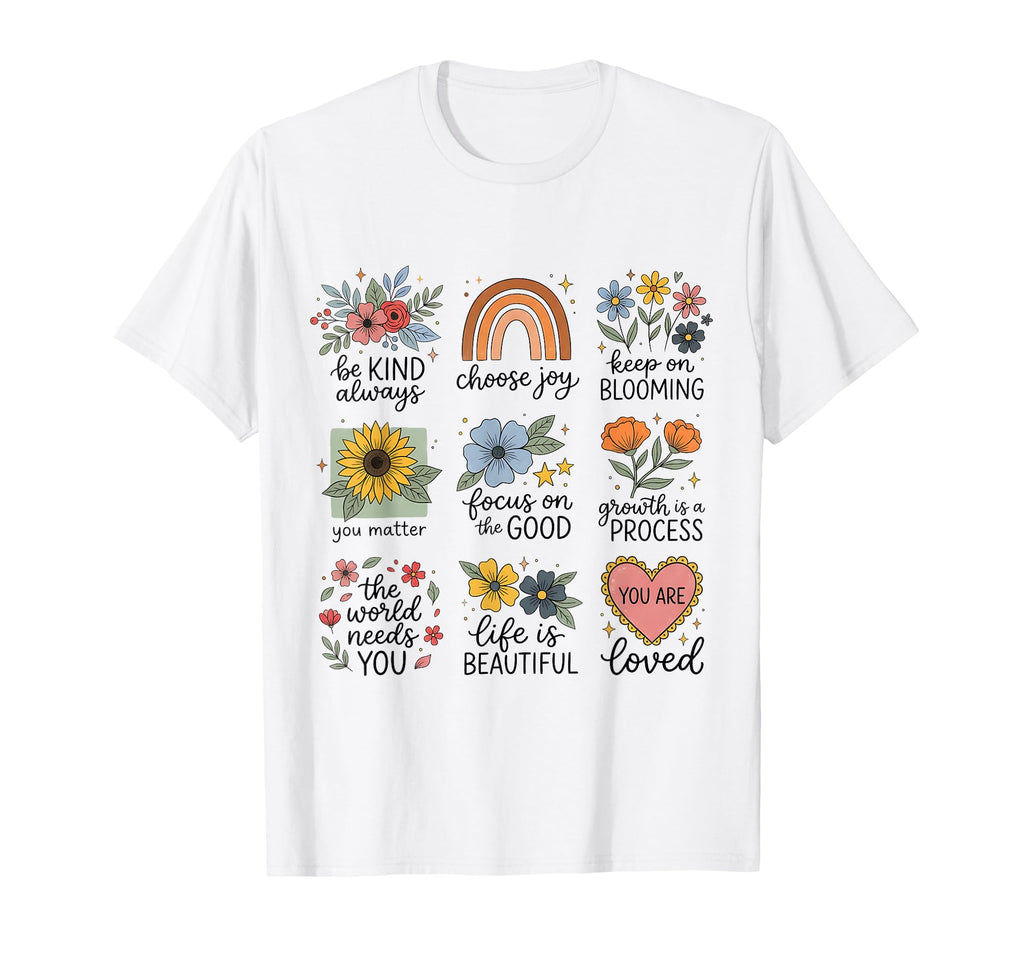 Be Kind Choose Joy Positive Quotes T-Shirt - Streetwear Style for Adults - T-Shirt, Sweatshirt, Hoodie