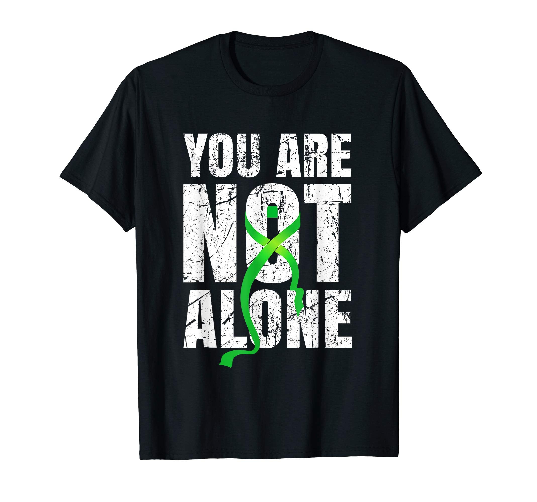 You Are Not Alone Mental Health T-Shirt - Minimalist Print for Adults - T-Shirt, Sweatshirt, Hoodie