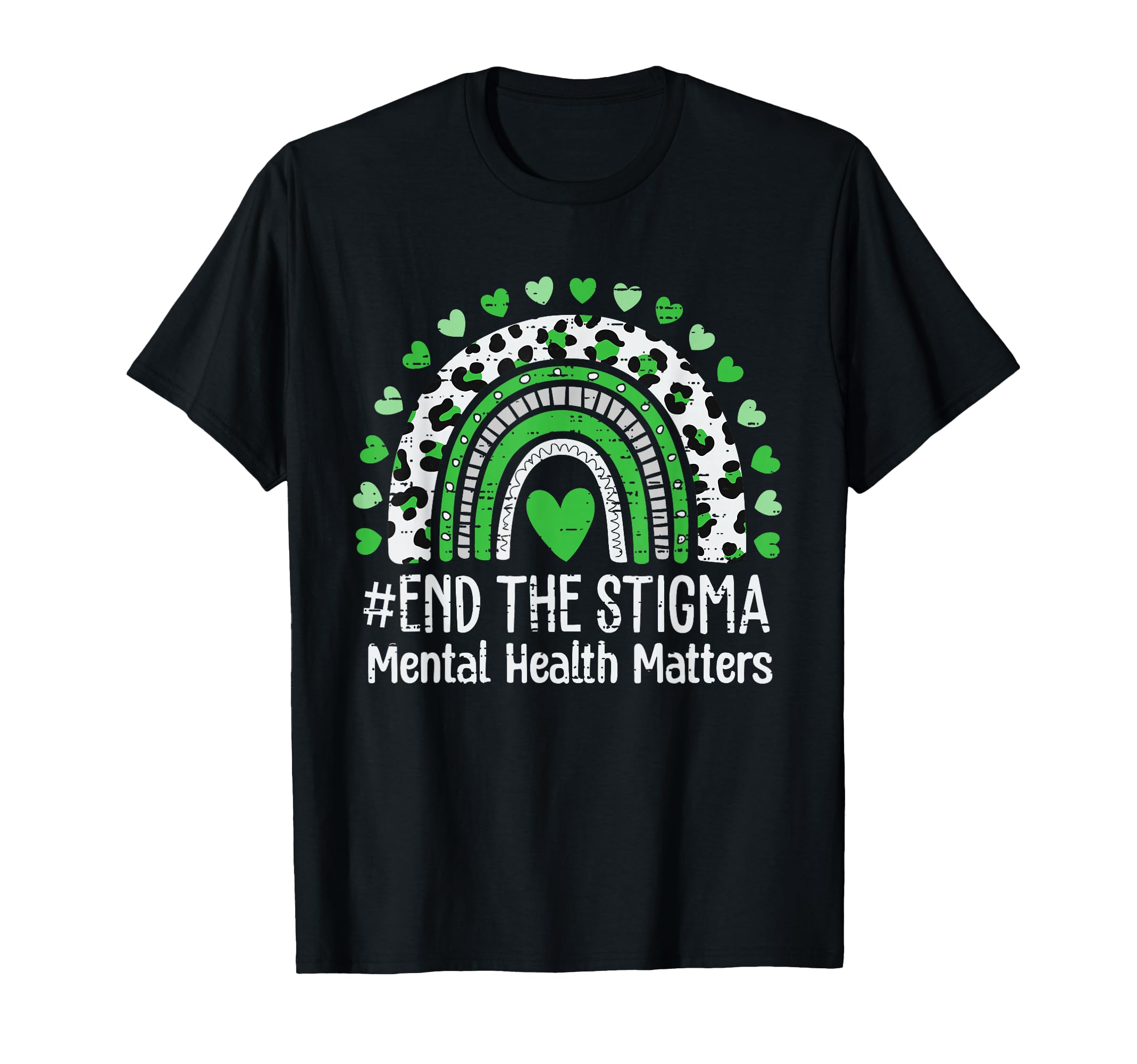 End Stigma Mental Health Matters T-Shirt - Graphic Print for Adults - T-Shirt, Sweatshirt, Hoodie