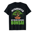 Introverted Discuss Bonsai Tree T-Shirt - Custom Art Print Men Women - T-Shirt, Sweatshirt, Hoodie
