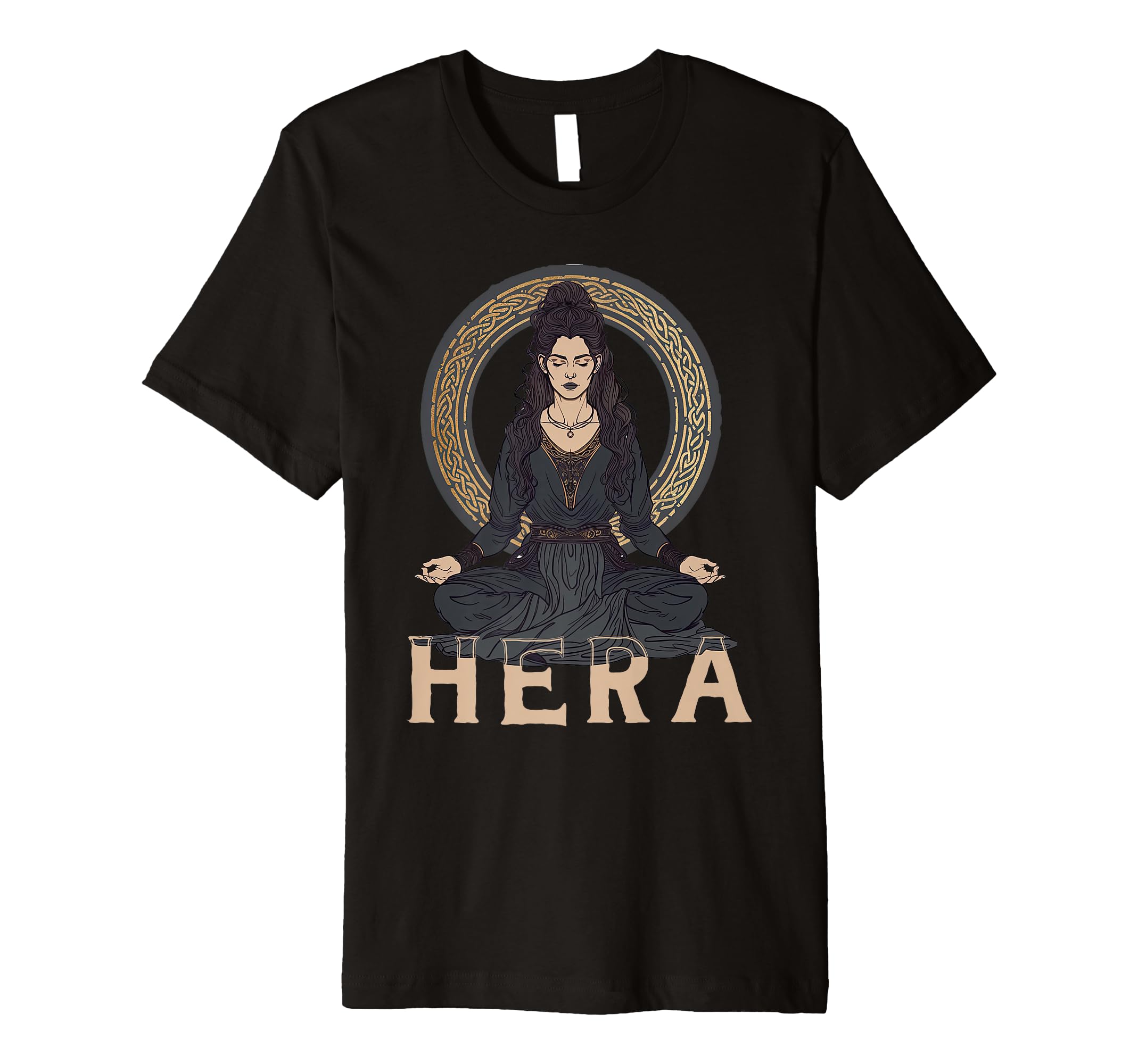 Olympian Goddess Hera Meditation Funny T-Shirt - Trendy Graphic Men Women - T-Shirt, Sweatshirt, Hoodie