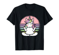 Meditating Unicorn During Yoga T-Shirt - Novelty Apparel Men Women - T-Shirt, Sweatshirt, Hoodie