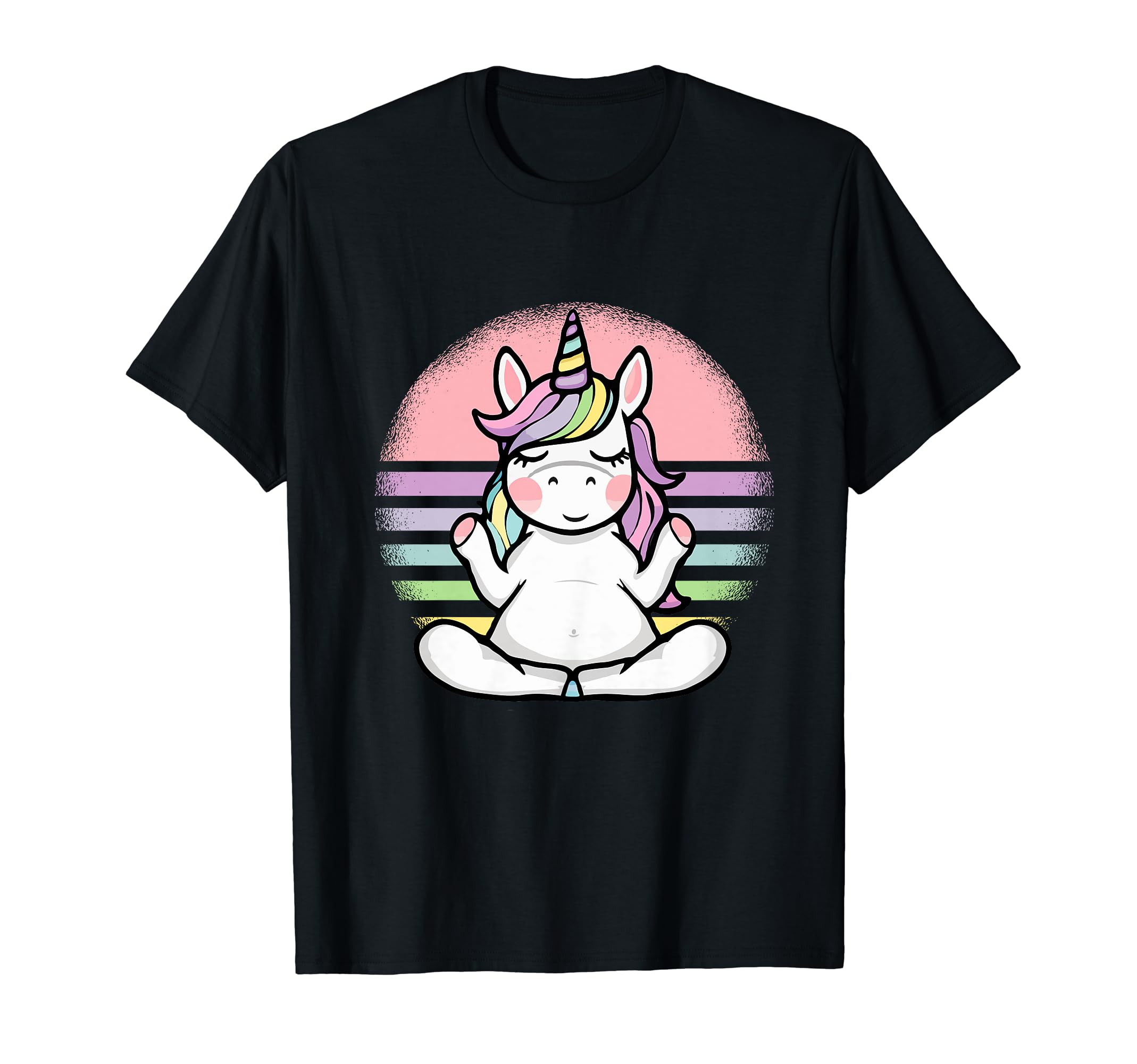 Meditating Unicorn During Yoga T-Shirt - Novelty Apparel Men Women - T-Shirt, Sweatshirt, Hoodie