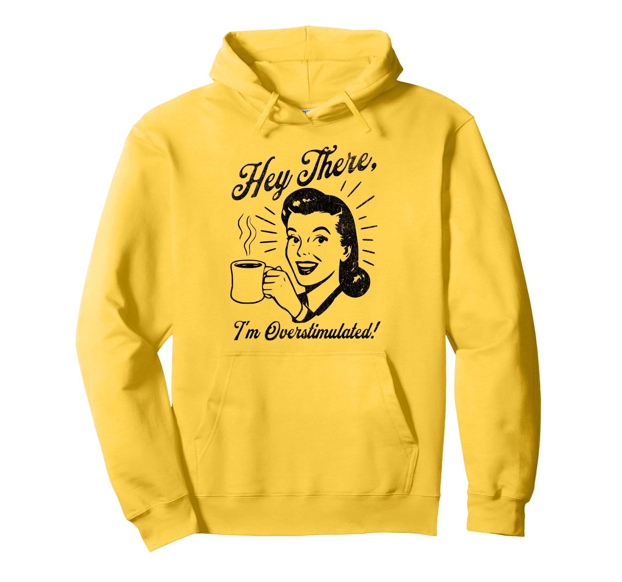 Overstimulated Hoodie - Graphic Print Unisex - T-Shirt, Sweatshirt, Hoodie