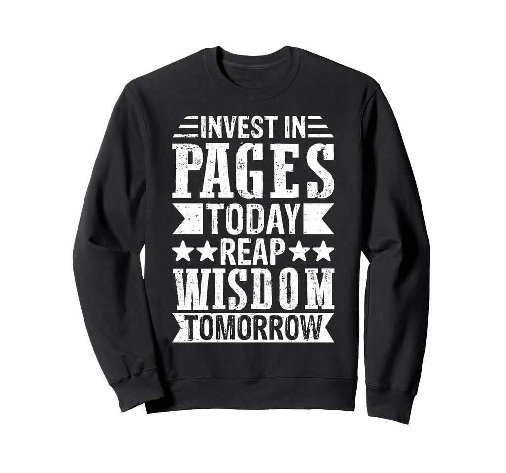 Book Lover Bookworm Sweatshirt - Fun Novelty Design for Adults - T-Shirt, Sweatshirt, Hoodie