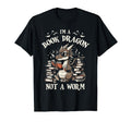 Reading Book Dragon Not Worm T-Shirt - Streetwear Style for Adults - T-Shirt, Sweatshirt, Hoodie