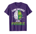 Some Wounds Are Invisible Mental Health T-Shirt - Unique Graphic Men Women - T-Shirt, Sweatshirt, Hoodie
