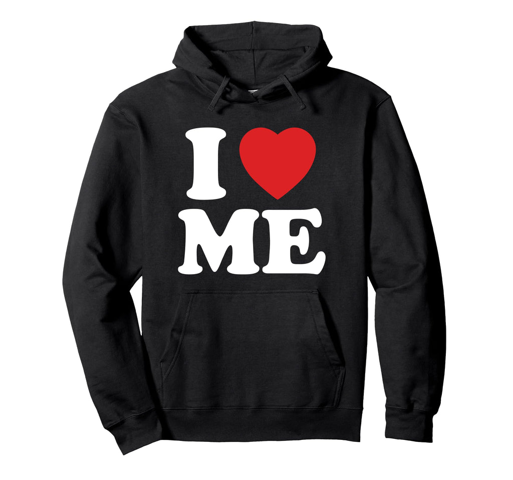 I Love Me I Red Heart Me I Love Myself Hoodie - Unique Graphic Unisex - T-Shirt, Sweatshirt, Hoodie