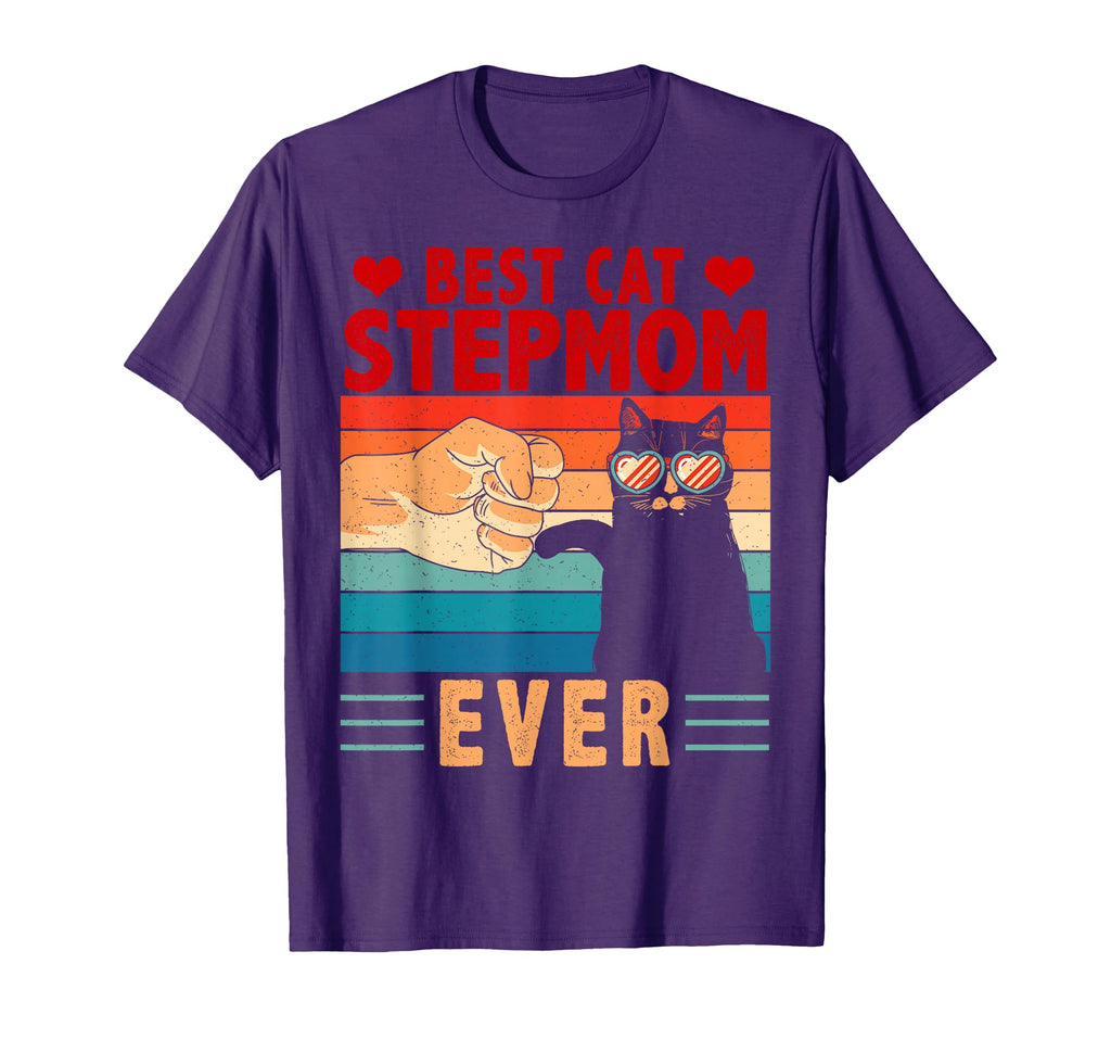 Best Cat Stepmom Ever Mothers Day T-Shirt - Unique Graphic for Adults - T-Shirt, Sweatshirt, Hoodie
