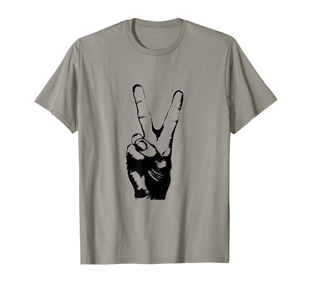 Victory Sign Peace Symbol T-Shirt - Trendy Graphic for Adults - T-Shirt, Sweatshirt, Hoodie