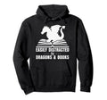 Easily Distracted Dragons And Books Lover Hoodie - Graphic Print for Adults - T-Shirt, Sweatshirt, Hoodie