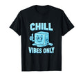 Chill Vibes Only Ice Cube Positive T-Shirt - Novelty Apparel for Adults - T-Shirt, Sweatshirt, Hoodie