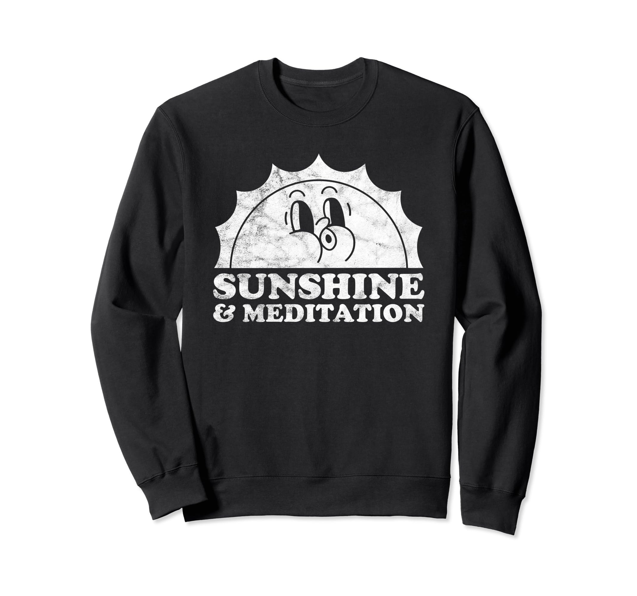 Sunshine And Meditation Sun Sweatshirt - Trendy Graphic Men Women - T-Shirt, Sweatshirt, Hoodie