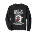 Hedgehog And Chainsaw Hold Sweatshirt - Aesthetic Graphic for Adults - T-Shirt, Sweatshirt, Hoodie