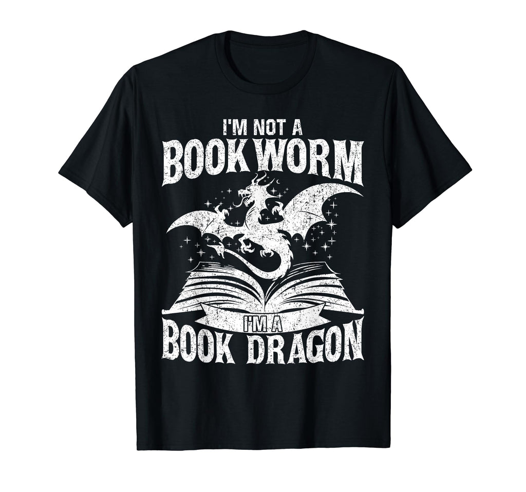 I Am Not Bookworm I Am Book Dragon T-Shirt - Aesthetic Graphic Unisex - T-Shirt, Sweatshirt, Hoodie