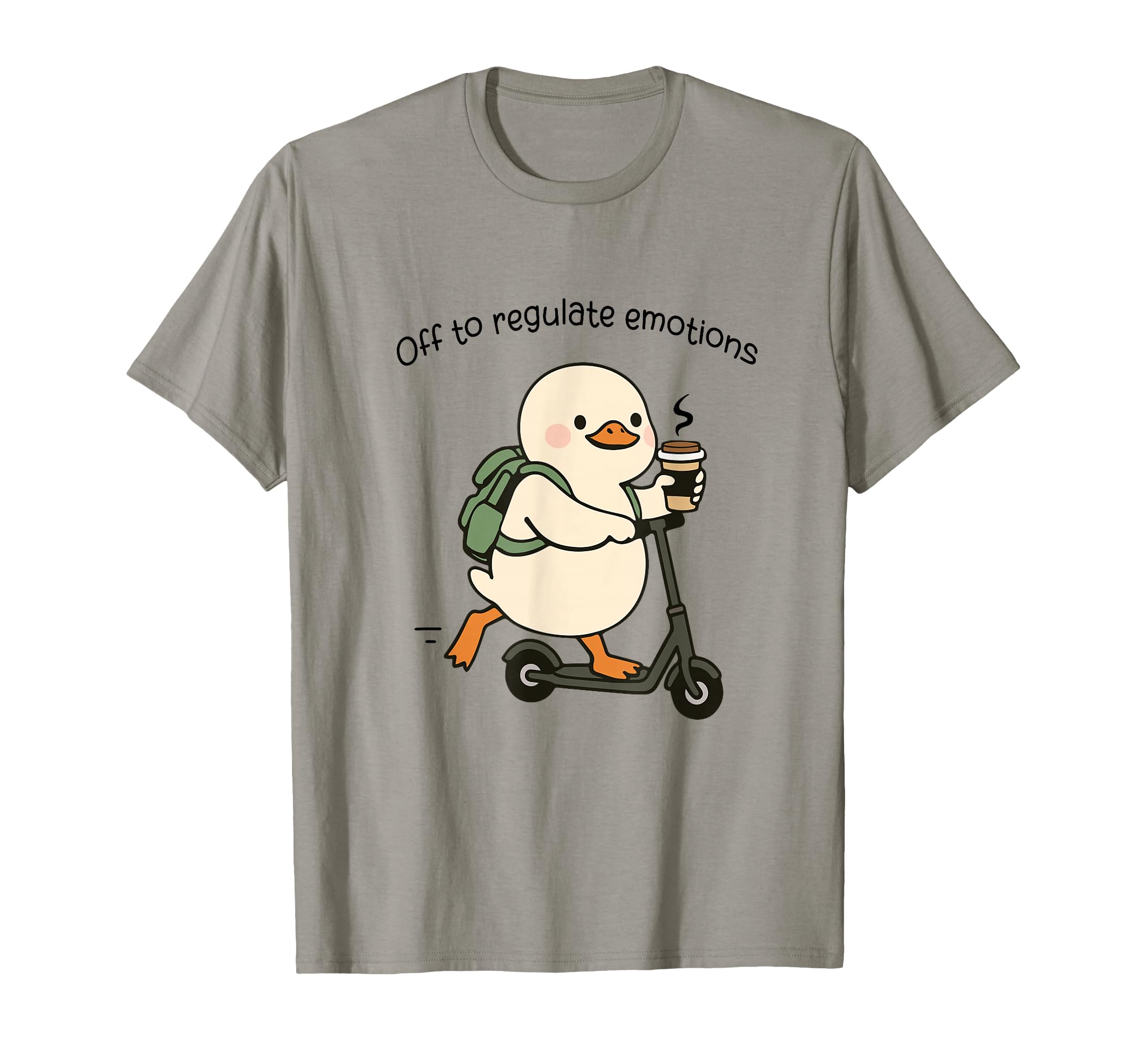 Off To Regulate Emotions Funny Goose T-Shirt - Custom Art Print for Adults - T-Shirt, Sweatshirt, Hoodie