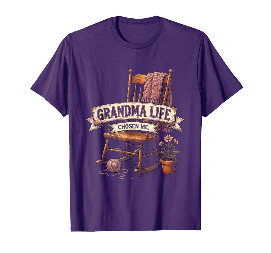 Grandma Life Chosen Me Nana Pride T-Shirt - Graphic Print for Adults - T-Shirt, Sweatshirt, Hoodie