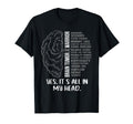 Brain Tumor Warrior Its All My Head T-Shirt - Trendy Graphic Men Women - T-Shirt, Sweatshirt, Hoodie