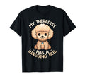 Poodle Therapy Service Dog T-Shirt - Unique Graphic Men Women - T-Shirt, Sweatshirt, Hoodie