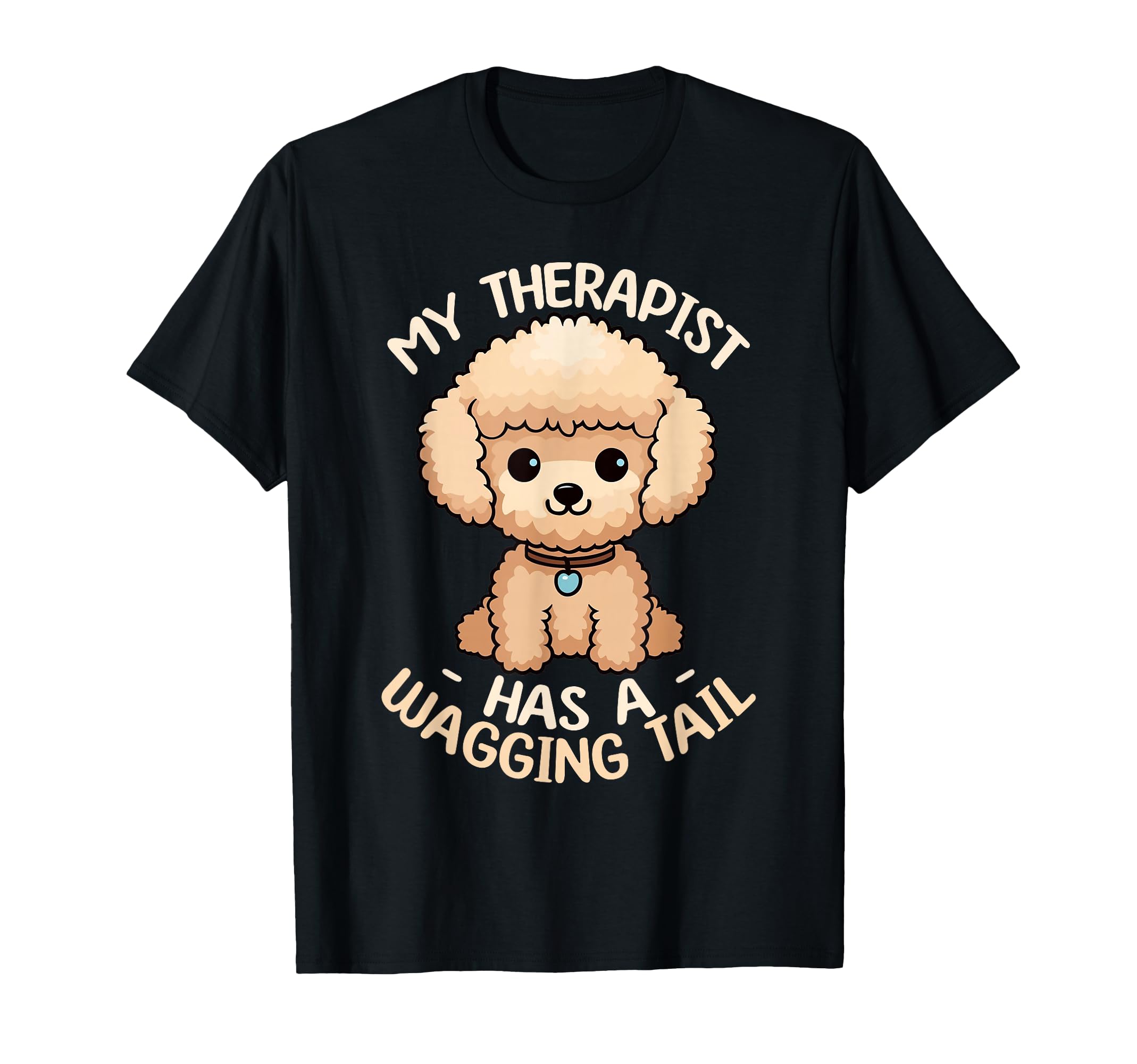 Poodle Therapy Service Dog T-Shirt - Unique Graphic Men Women - T-Shirt, Sweatshirt, Hoodie