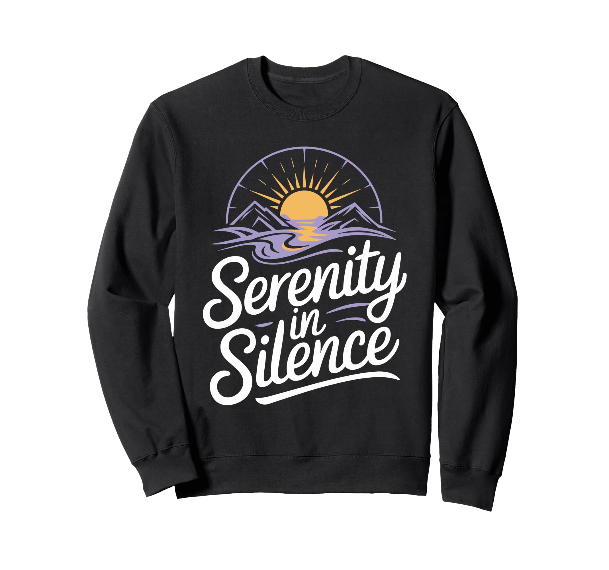Silent Retreat Participants Mindfulness Sweatshirt - Trendy Graphic Unisex - T-Shirt, Sweatshirt, Hoodie