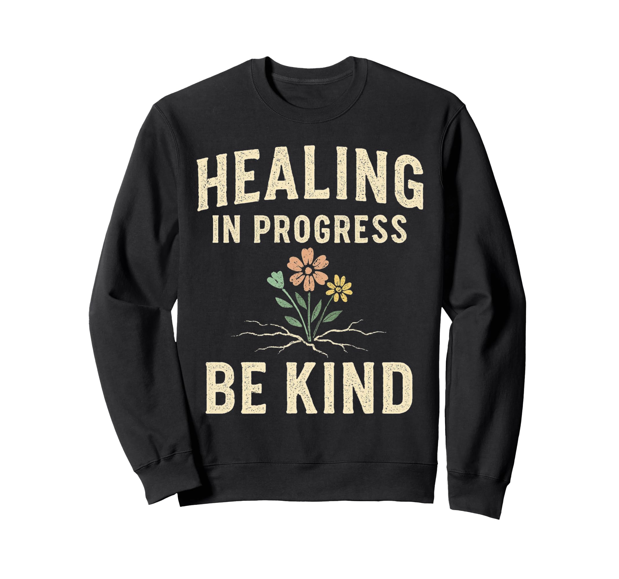 Healing Progress Anxiety Relief Sweatshirt - Trendy Graphic for Adults - T-Shirt, Sweatshirt, Hoodie