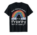 Mental Health Priority Depression T-Shirt - Trendy Graphic Men Women - T-Shirt, Sweatshirt, Hoodie
