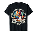 Just Who Loves Books Cats And Coffee T-Shirt - Unique Graphic for Adults - T-Shirt, Sweatshirt, Hoodie