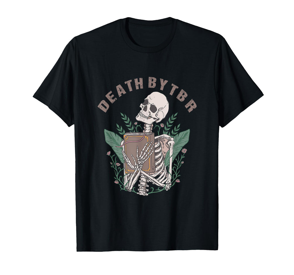 Death Tbr Skeleton Bookish T-Shirt - Custom Art Print for Adults - T-Shirt, Sweatshirt, Hoodie