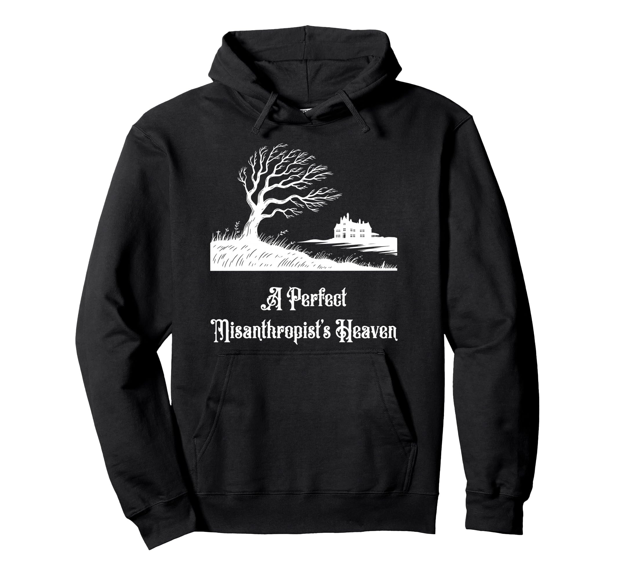 Wuthering Heights Misanthropists Hoodie - Minimalist Print for Adults - T-Shirt, Sweatshirt, Hoodie