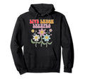Live Laugh Lexapro Groovy Mental Hoodie - Novelty Apparel for Adults - T-Shirt, Sweatshirt, Hoodie