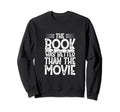 Reading Book Lover Literacy Librarian Sweatshirt - Minimalist Print Unisex - T-Shirt, Sweatshirt, Hoodie