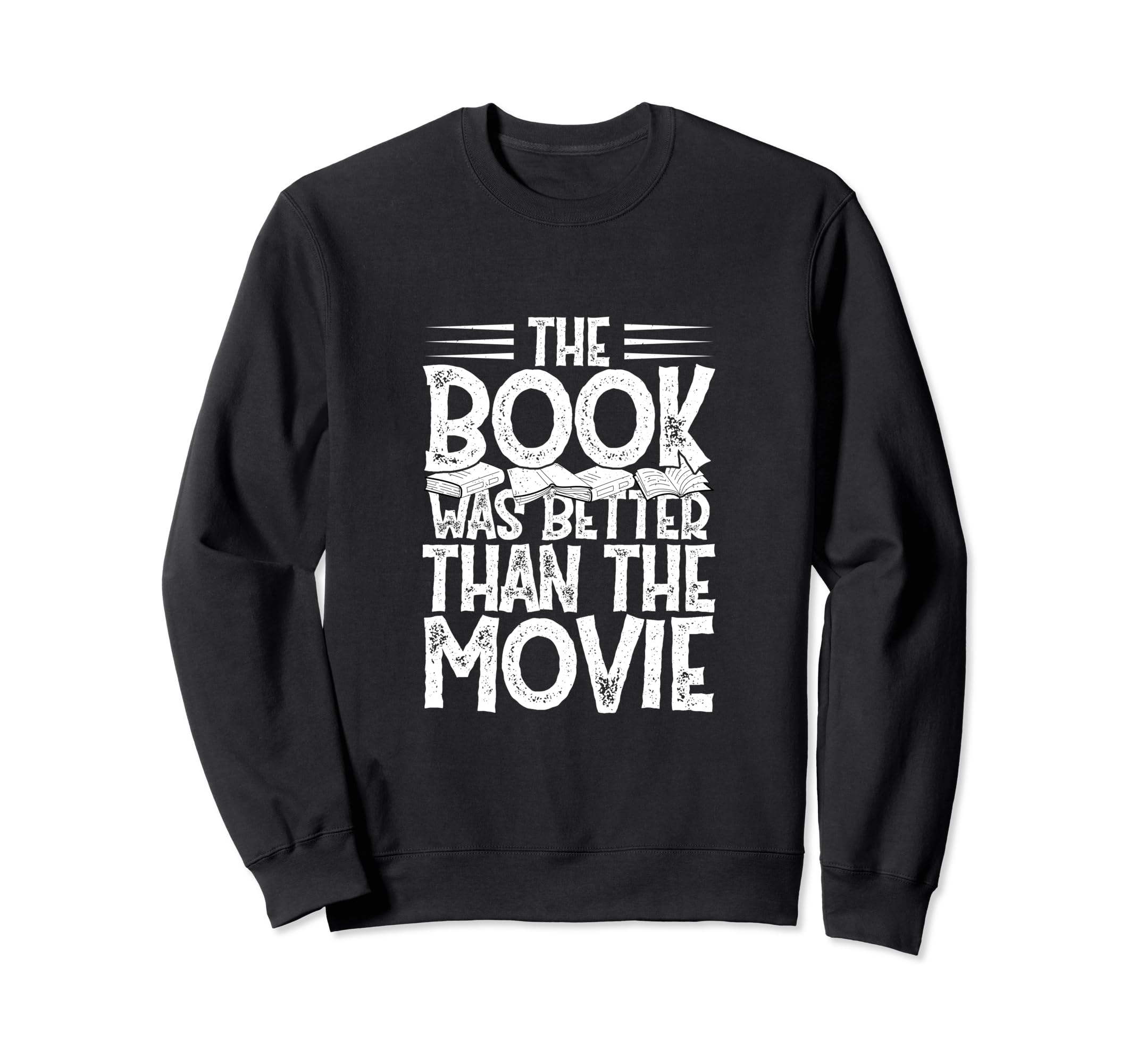 Reading Book Lover Literacy Librarian Sweatshirt - Minimalist Print Unisex - T-Shirt, Sweatshirt, Hoodie